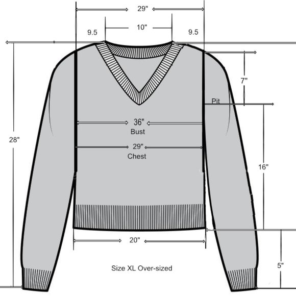 LOVE PINK FORENZA CHUNKY KNIT V-NECK SWEATER Victoria's Secret No Tags or Labels - Picture 2 of 6